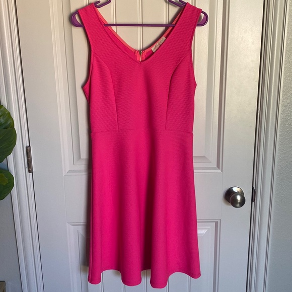 Dresses & Skirts - HOT PINK A-LINE MINI DRESS SIZE LARGE